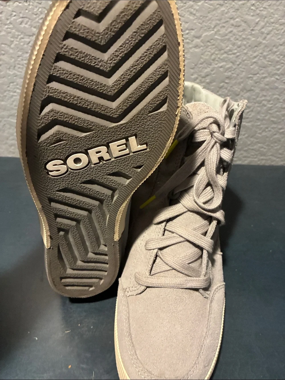 Sorel Out N About Dove Quarry Wedge Sneakers Ankle Bootie Boots Shoes 8.5 NEW